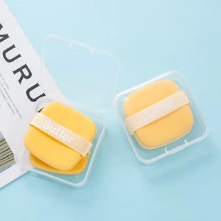 Butter Biscuit Air Cushion Powder Puff พัฟแต่งหน้า พัฟแป้งฝุ่น พัฟคุชชั่น ทรงสี่เหลี่ยม หนานุ่มไม่ระคายผิว