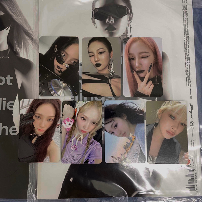 การ์ด aespa POB อัลบั้ม Whiplash ของแท้ official