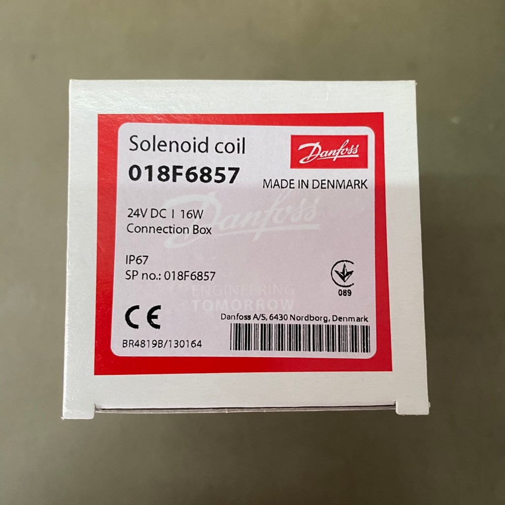 Danfoss 018F6857 Solenoid coil, BG024DS