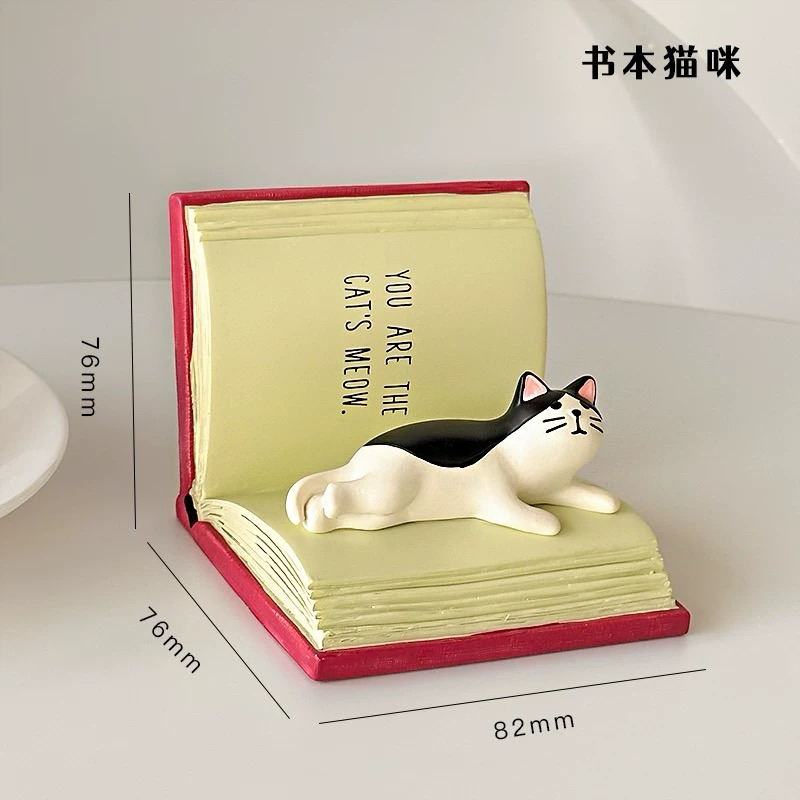 🇹🇭พร้อมส่ง!! DECOLE ญี่ปุ่น ZAKKA ที่ตั้งโทรศัพท์ ของขวัญ แท็บเล็ตน้องแมว เรซิ่นงานฝีมือ โมเดล