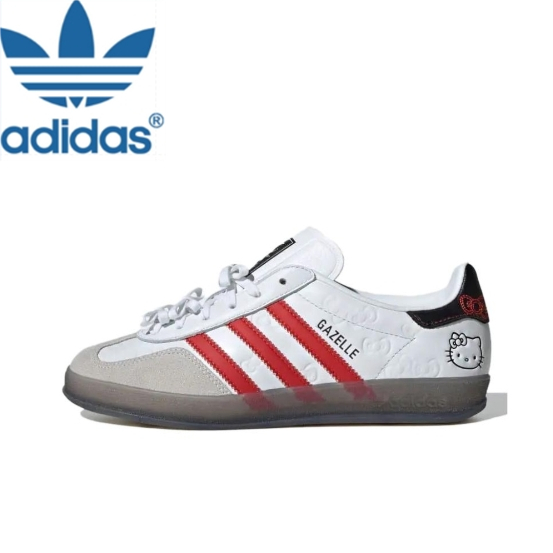 Hello Kitty x adidas originals GAZELLE INDOOR White Red Core Black white white