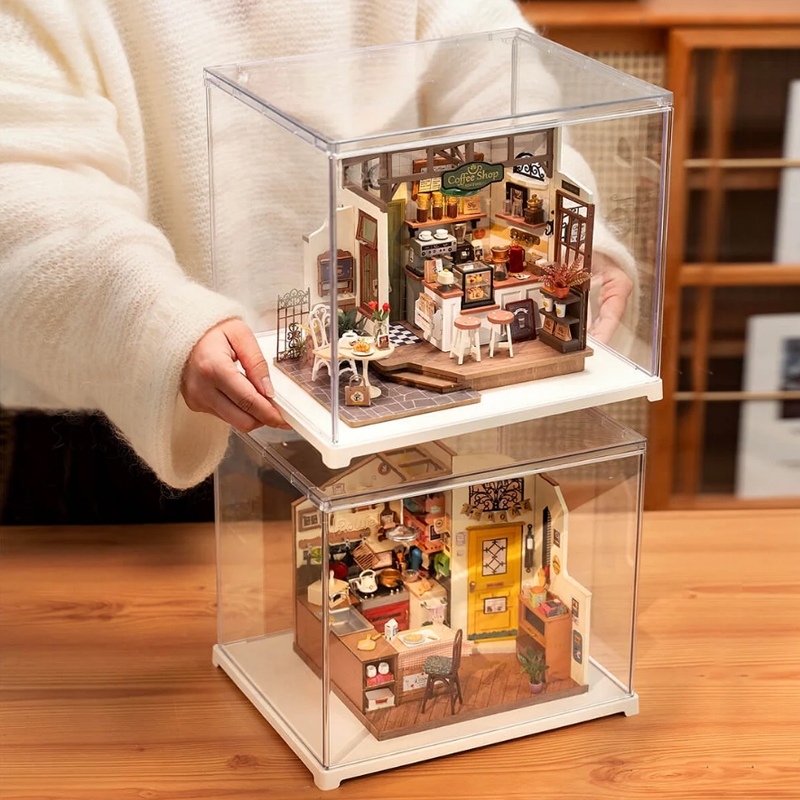 Robotime กล่องพลาสติก กล่องใส DIY RBT DISPLAY BOX - รูปที่ 5