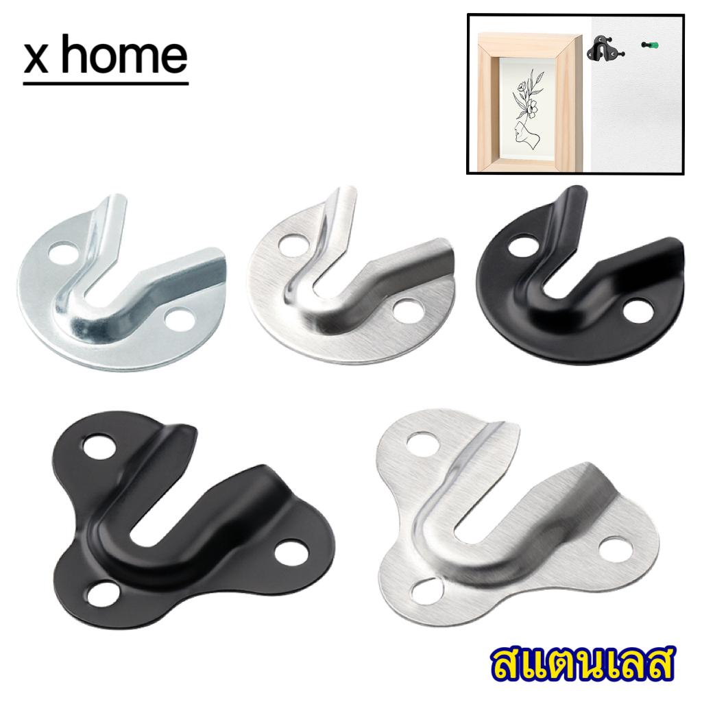 แขวนกรอบรูป ที่แขวนกรอบรูป สแตนเลส ตะขอกรอบรูป สําหรับแขวนกรอบรูป อุปกรณ์เสริมกรอบรูป ตะขอแขวนผนัง ฟลัช ตัวยึด 1 ชิ้น