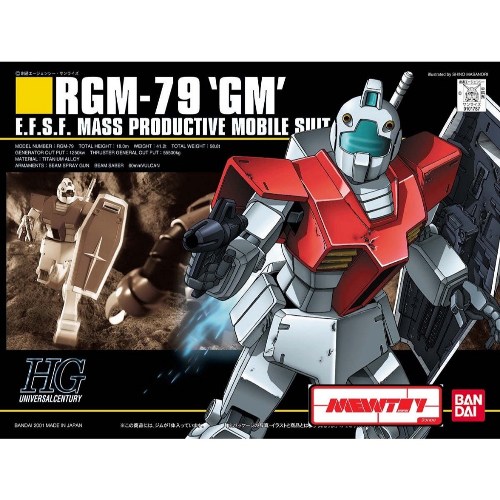 HGUC 1/144 RGM-79 GM ตัวประกอบ อดทน