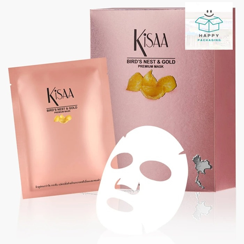 Kisaa คิซ่า เบิร์ดเนส แอนด์ โกลด์ พรีเมียม มาส์ก 35 ก.