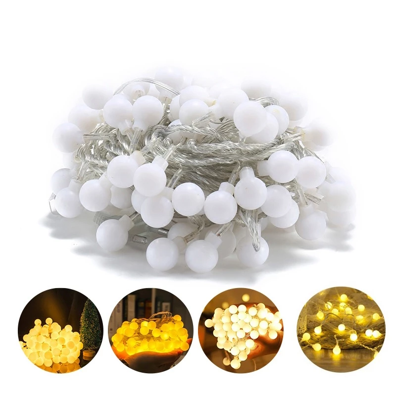 15เมตร/100LED ไฟวอร์มไวท์ ไฟประดับเต้นท์ ไฟตกแต่งห้อง ไฟเชอรี่ แค้มป์ แค้มป์ปิ้ง แคมป์ ไฟคริสต์มาส ไฟเชอรี่