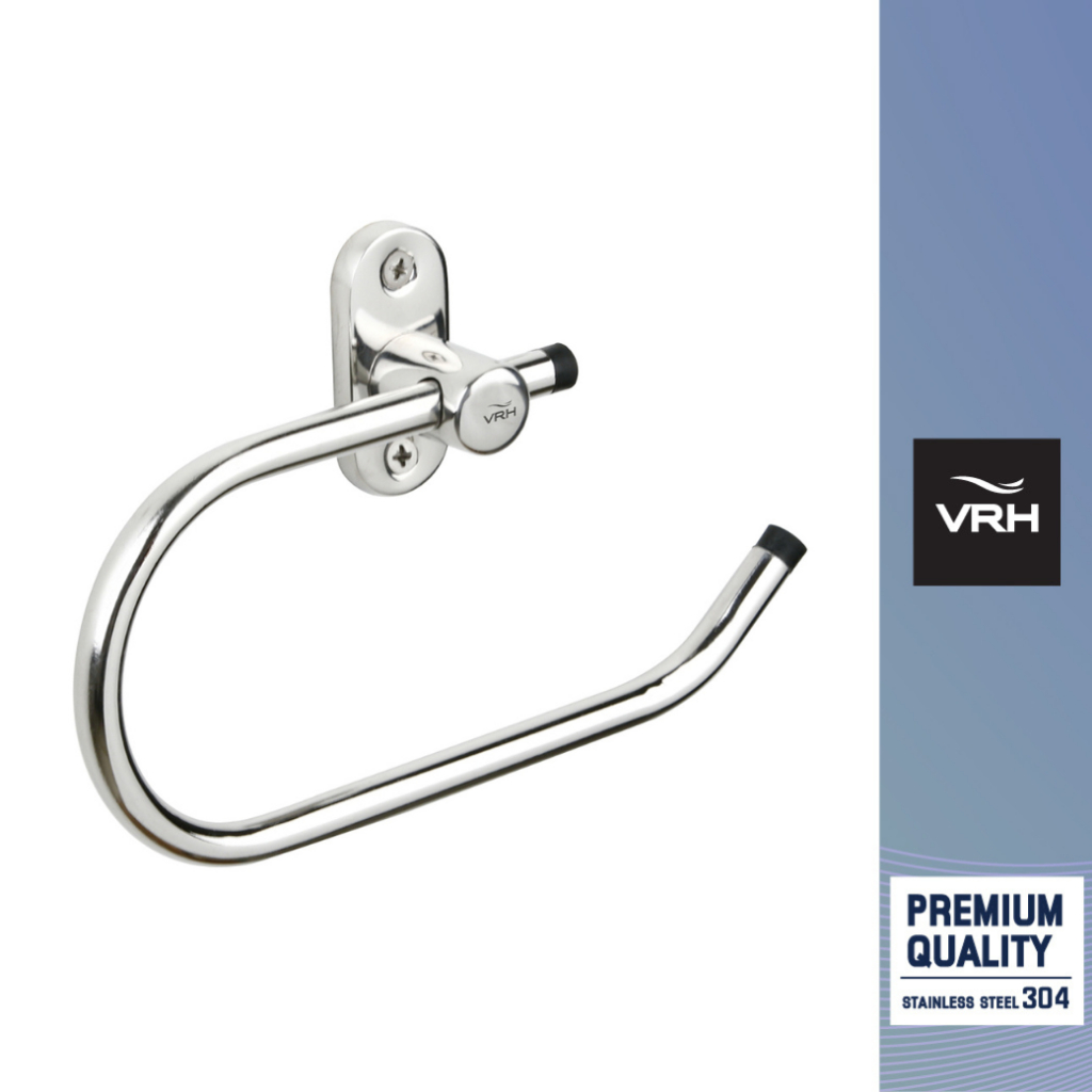 VRH ที่แขวนทิชชู่ KANDA K104 ชุบโครเมี่ยม (ห่อแอร์) รหัส FBGHK-A104AC (Clearance Product)