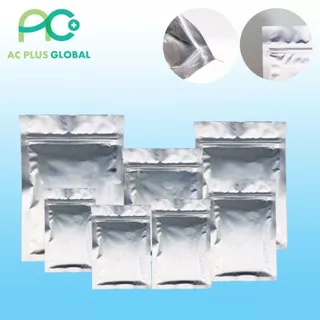 ถุงซิปล็อค ถุงฟอยด์ทึบ ตั้งไม่ได้ ขนาด [50ใบ]-acplusglobal