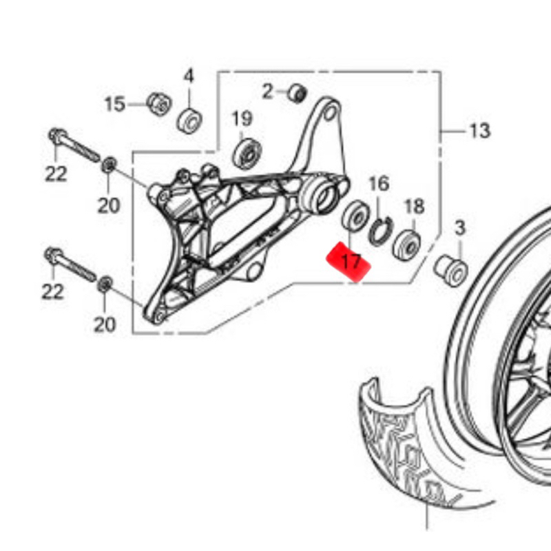 ลูกปืนล้อเบอร์6203UU สวิงอาร์ม ล้อหลัง HONDA PCX ซ้ายCB150R,CB300 ราคา ถูกที่สุด ดีลบีเคเค แกลเลอรีภาพที่ 2