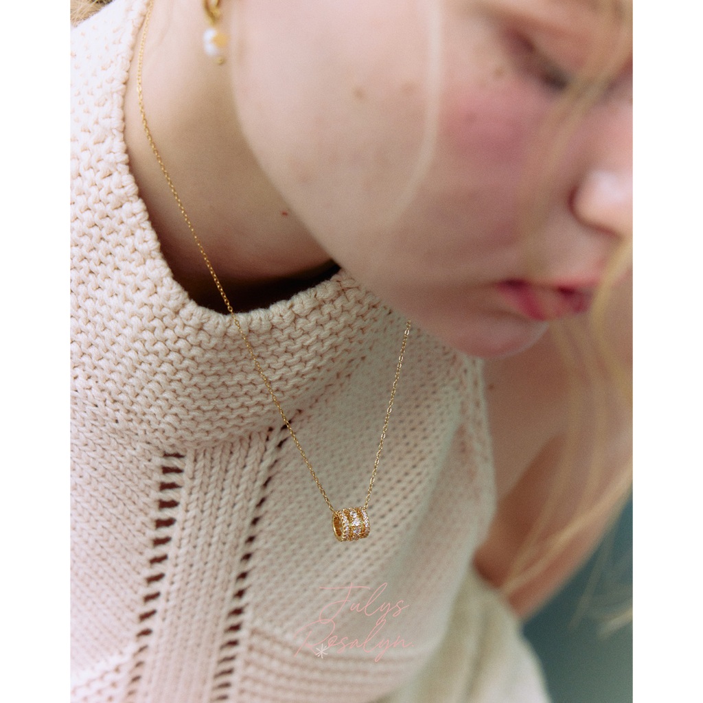 Julys - jingle belle necklace (stainless steel)