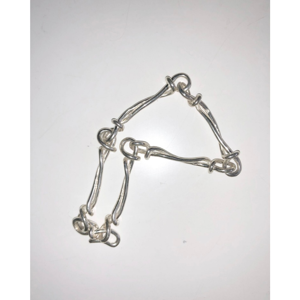 Joy of knot - bracelet กำไลเงินแท้ handcrafted by minormood เงินแท้ 925