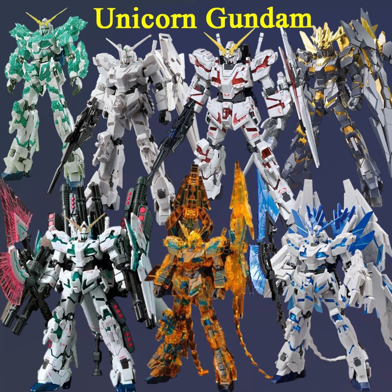 XD hg 1/144 RX-0 unicorn gundam model full armor,perfectibility,banshee,phenex โมเดล กันดั้ม