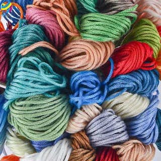 ไหมปัก ด้ายปัก ปักมือ ปักครอสติช 10สี (พร้อมส่งค่ะ)