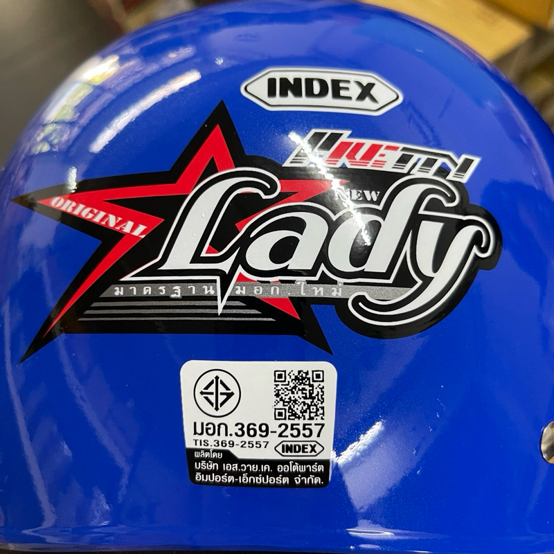 หมวกกันน็อคครึ่งใบ Index lady {แถมกระจกหน้า เลือกสีได้ } รูปที่ 4