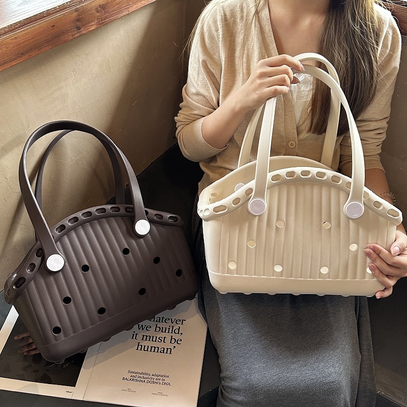 Falisar กระเป๋าถือแฟชั่น EVA ขนาด 31x22 ฟรีการ์ตูนลายน่ารัก เหมาะสำหรับผู้หญิง รุ่น C-1