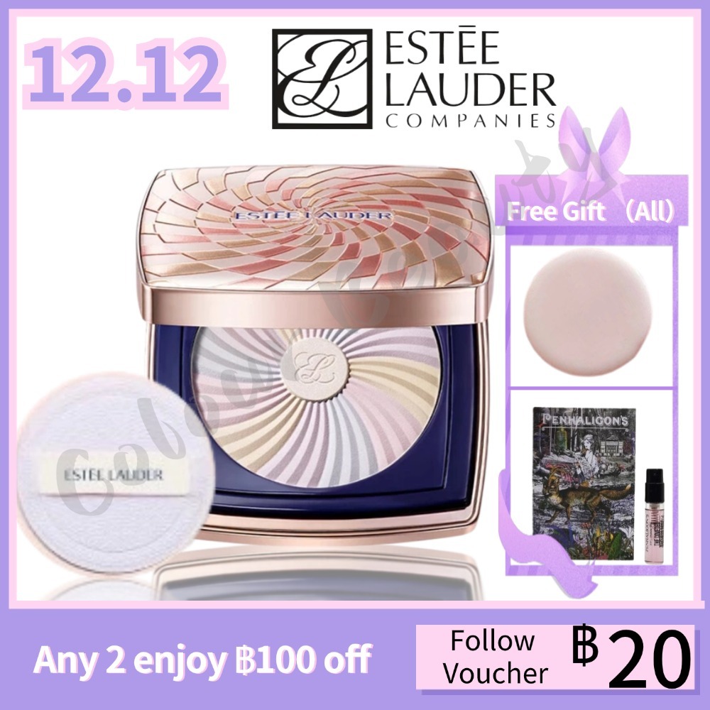【แท้ % 】Estee Lauder Ultra Light Matte Setting Powder ควบคุมความมันสําหรับสีผิว 8g #01