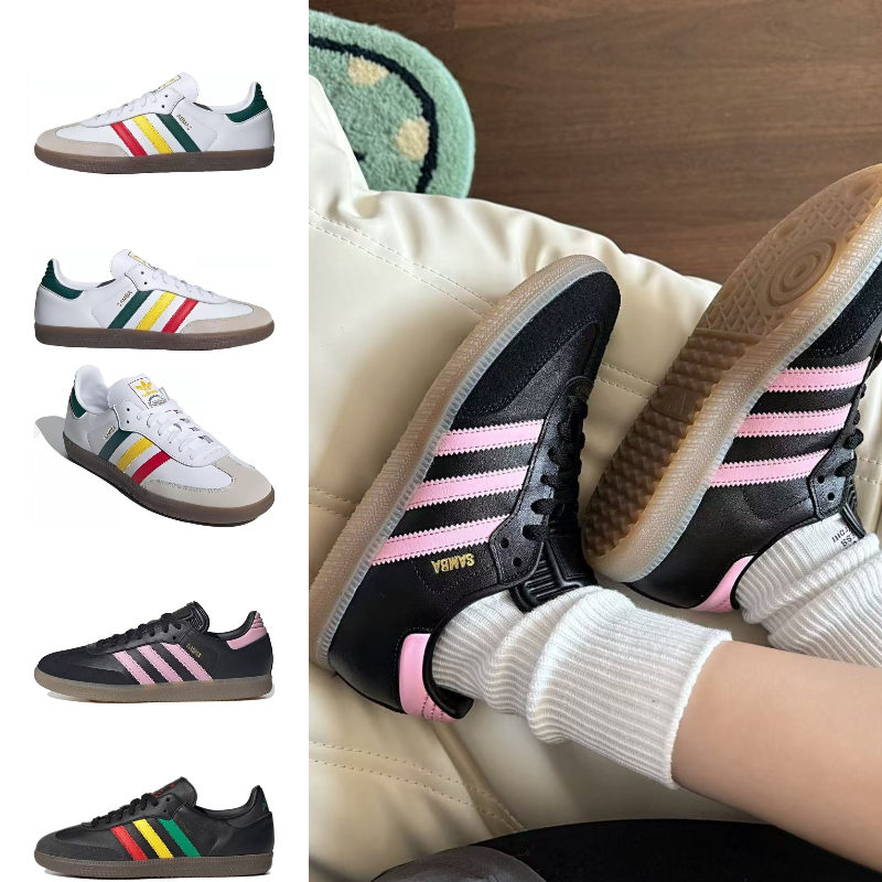 รับประกันของแท้ Adidas Originals Samba Og รองเท้าผ้าใบ IH3119