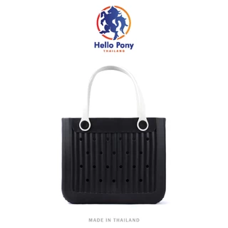 Hello Pony กระเป๋าสะพาย ขนาดใหญ่ ทรงโท้ท หน้ากระเป๋าตกแต่งได้ EVA น้ำหนักเบา แฟชั่น ขนาด 30x37 CM. รุ่น BM4004L