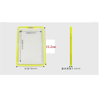 เคสการ์ด กรอบ เฟรม กรอบแม่เหล็ก_ใส_ขอบสี 35PT พร้อมส่ง