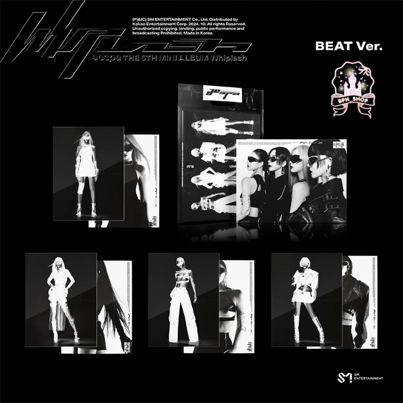 (พร้อมส่ง✨) aespa - 5th Mini Album Whiplash (Beat Ver.)