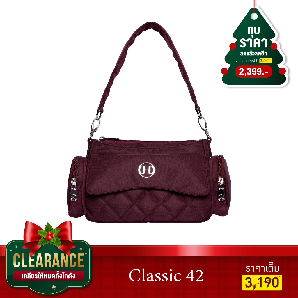 Hadara Classic 42 กระเป๋าสะพายข้าง สายแบบ Hybrid กันน้ำได้ ช่องจัดเก็บ 23 ช่อง