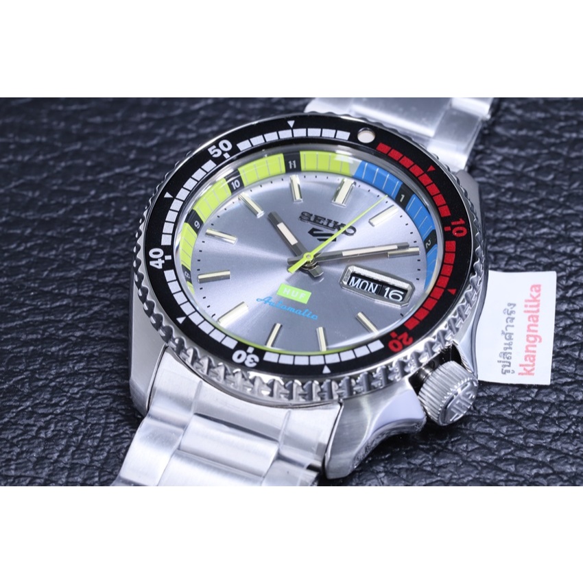 (มีเลขให้เลือก) นาฬิกา Seiko 5 Sports HUF Limited Edition รุ่น SRPL33K / SRPL33K1