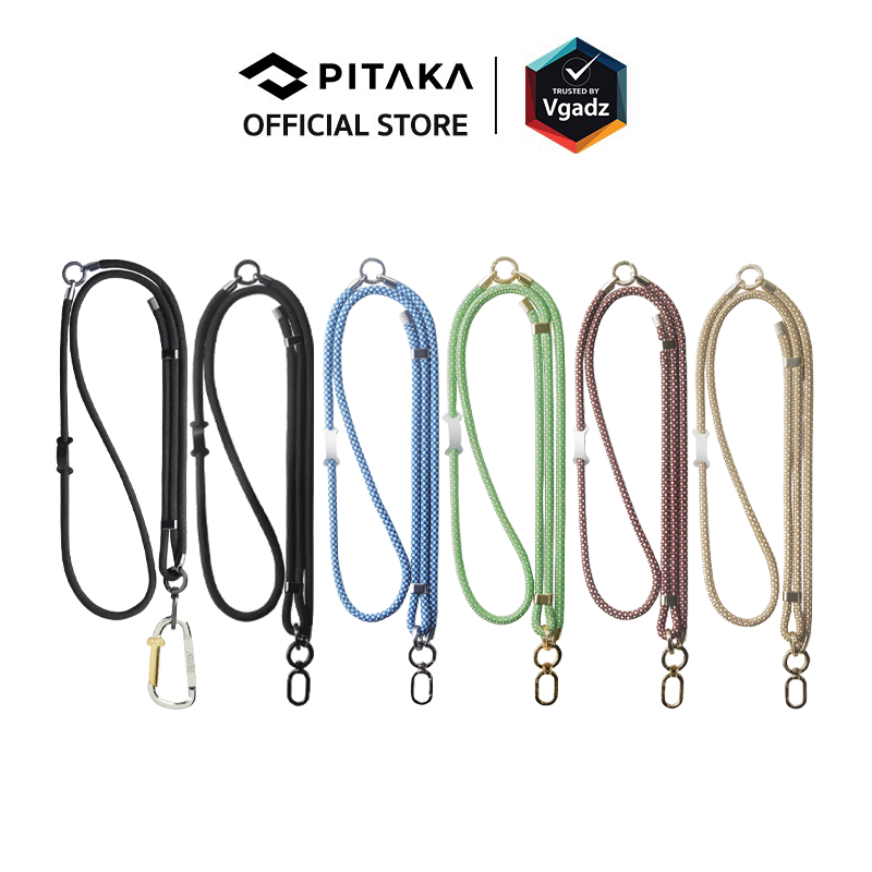 Pitaka สายคล้อง รุ่น 1 to 3 Phone Strap + Strap Carabiner