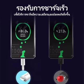 Fast สายชาร์จจอแสดงผล สําหรับ C-L สายชาร์จสายเคเบิลข้อมูล C สาย USB Type C