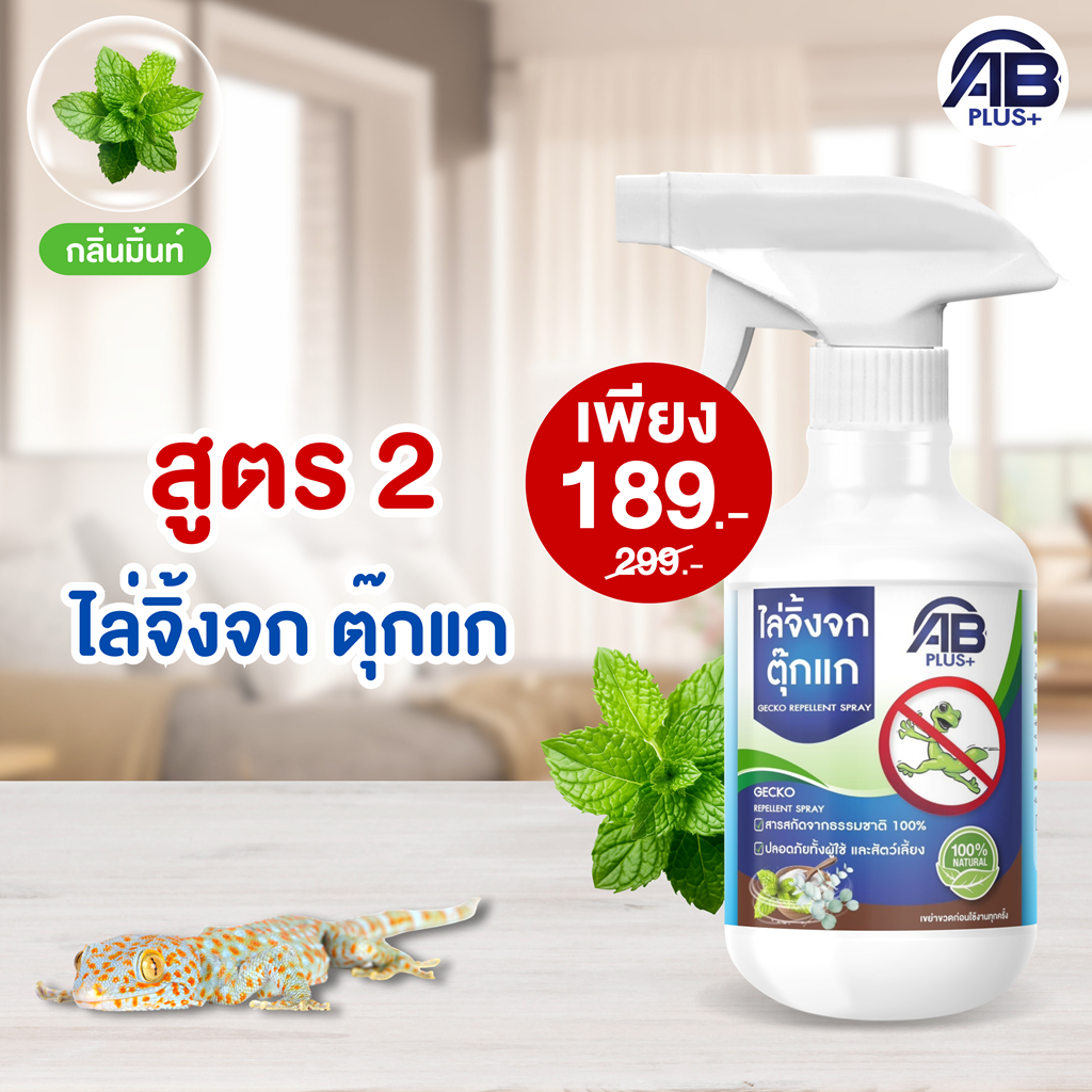 ไล่จิ้งจก ตุ๊กแก หนู 300มล AB Plus