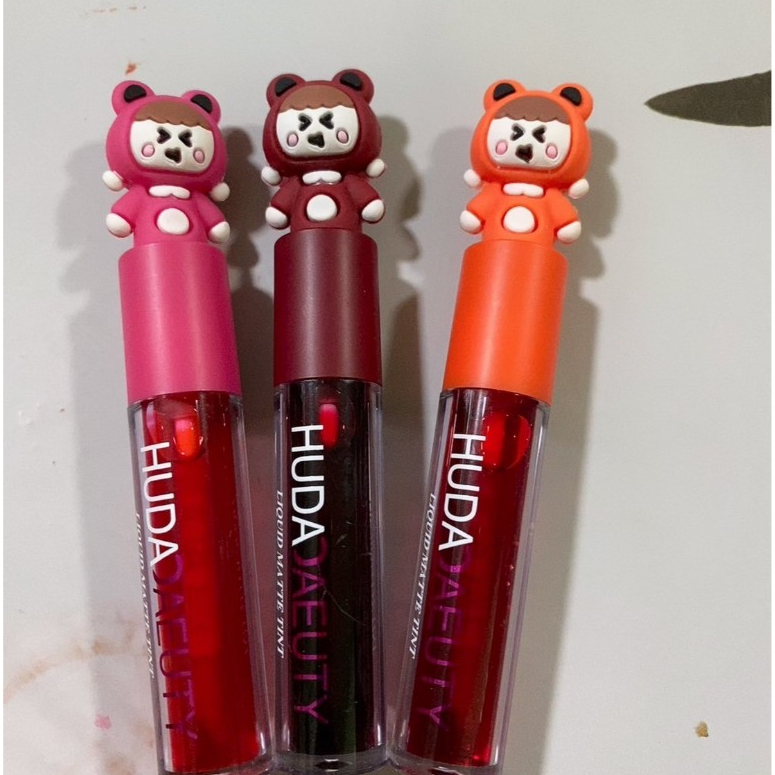 8147 ลิปทินต์ HUDA DAETY  สีสวย ติดทนนาน กันน้ำ สินค้าพร้อมส่ง
