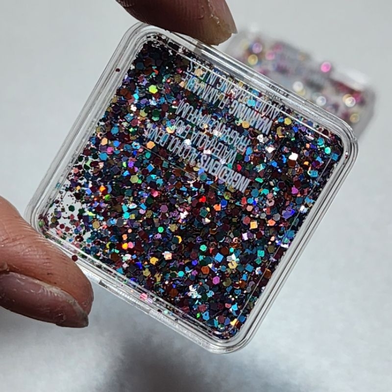 💖Glitter mini Dot!💖 กากเพชร กลิ๊ตเตอร์ จุดๆ ตัวเล็ก ‼️💕 งานเกรดนำเข้าอเมริกา 🌈✨ งานบางละเอียดฝั่งง่าย บรรจุตลับเหลี่ยม💖