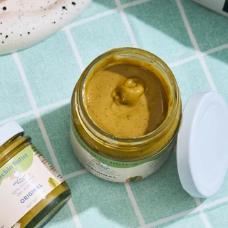 เนยถั่วคลีน เนยถั่วพิสตาชิโอ100% รสออริจินัล เนื้อละเอียด Pistachio butter ไม่ใส่น้ำตาล