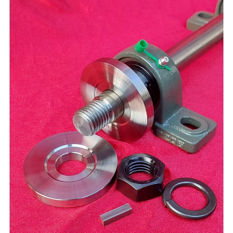 ชุดเพลาเลื่อยวงเดือน spindle saw ยาว 34 CM ใส่ใบเลื่อยรู รูปที่ 4