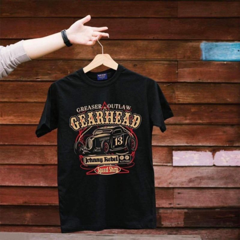 เสื้อยืดวินเทจ ลายรถยนต์ Gearhead ผ้า Cotton100% สีสดสวย สกรีนแน่น เนื้อผ้านุ่มใส่สบาย #แค้มปิ้ง #แอดเวนเจอร์