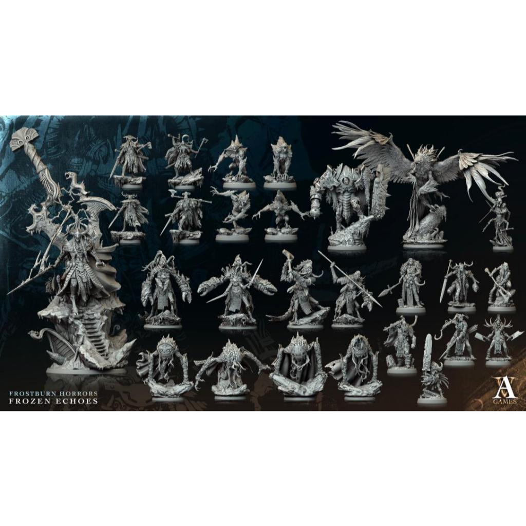 Frostburn Horrors - Frozen Echoes - [Made to order ส่งพัสดุภายใน 1-3 วัน]โมเดลสำหรับ DnD miniature, and other RPG's