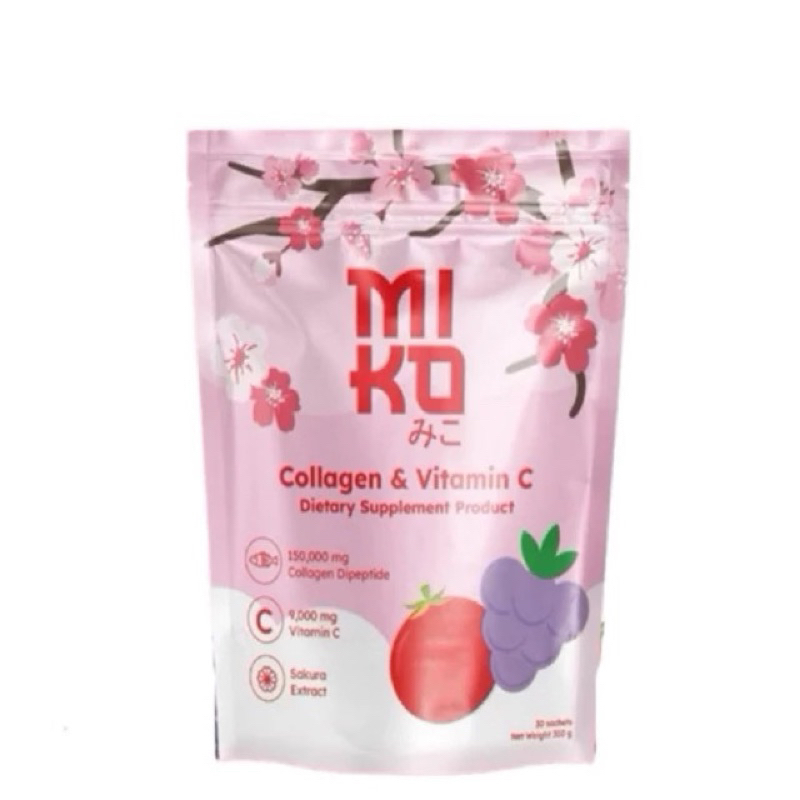Miko Collagen & Vitamin C คอลลาเจนผิวใส ขนาด 30 ซอง