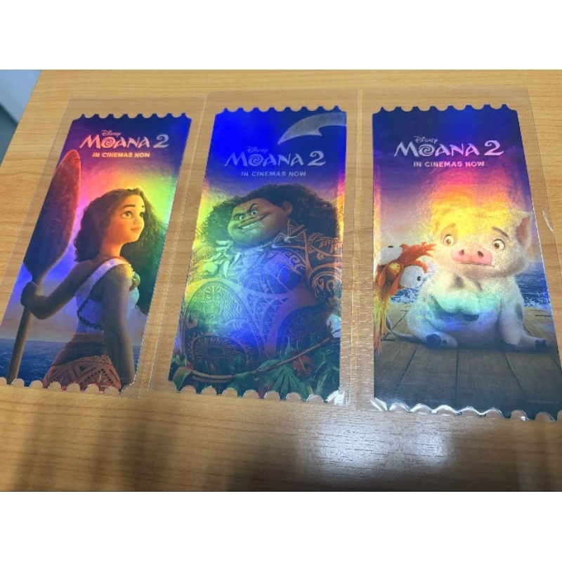 (ทักลด50%) collectible ticket Moana 2 แท้ โมอาน่า 2
