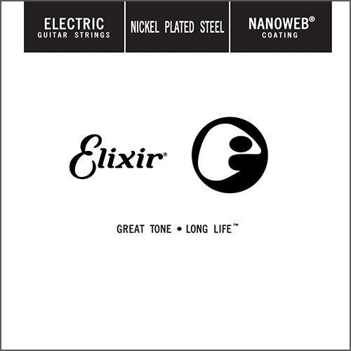 สายแยก สายเดี่ยว Elixir ไฟฟ้า Electric Nickel Plated Nanoweb Single Guitar String
