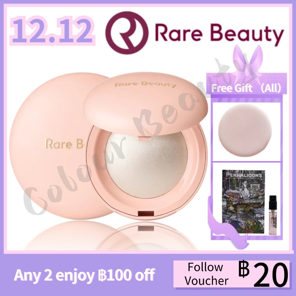【ของแท้ จัดส่งที่รวดเร็ว 】 Rare beauty Highlighter Silky Touch รุ่นใหม่ของเข้าแล้วครับ (กดด้านใน) #Enlighten
