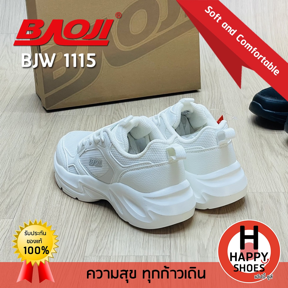[🥇บาโอจิแท้100%🔢ไซส์37-41🆓ฟรี...ถุงเท้า 1 คู่] BAOJI รุ่น BJW1115 รองเท้าผ้าใบหญิง รองเท้ากีฬาหญิง รองเท้าวิ่งหญิง