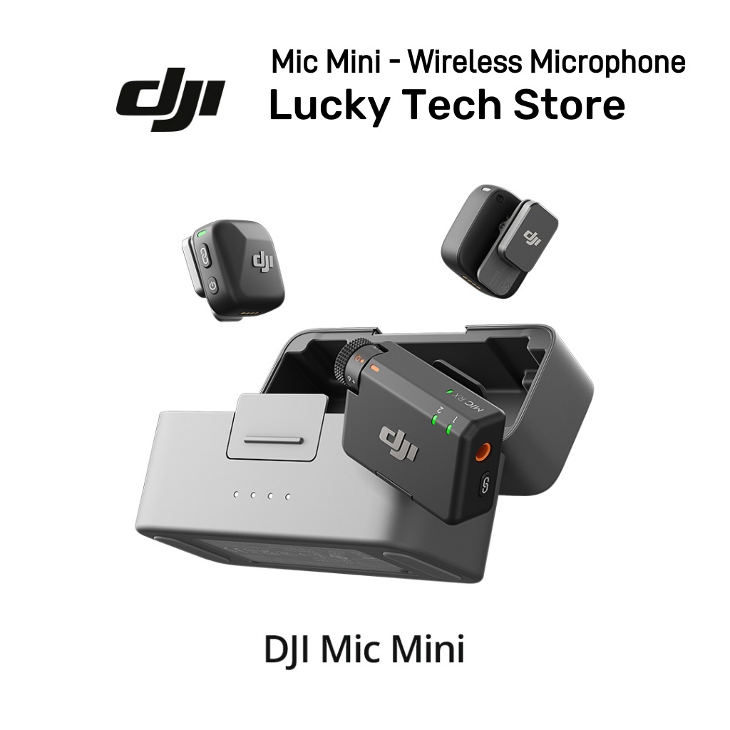 【New Arrival】DJI Mic Mini - Wireless Microphone | ไมค์ไร้สาย ขนาดพกพา | น้ำหนัก 10 g | รับสัญญาณได้ไกล 400 ม.