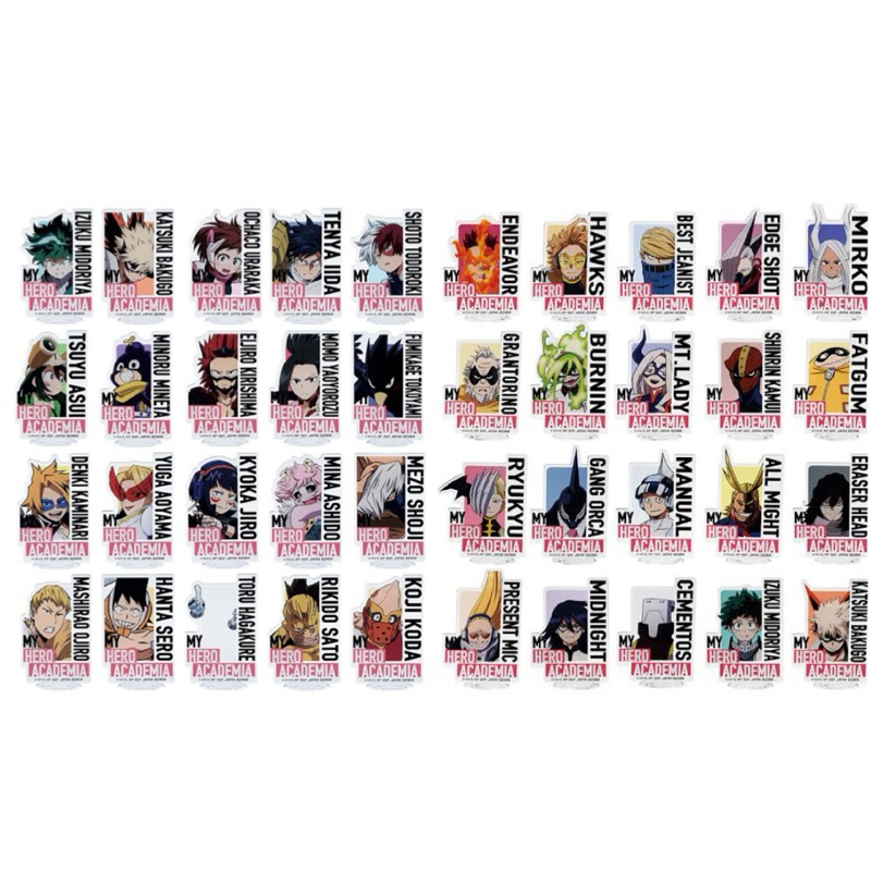 🔥พร้อมส่ง🔥สแตน มายฮีโร่ อคาเดเมีย | Ichiban Kuji My Hero Academia Mortal Combat & The Top 5! Acrylic Stand งานจับสลาก