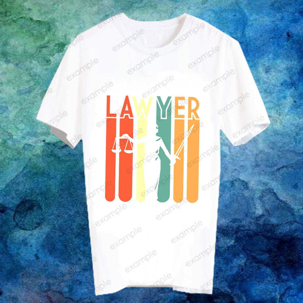 เสื้อยืดอาชีพ เสื้อคำพูด Lawyer ทนายความ ทนาย นิติศาสตร์ ของขวัญ วันเกิด รับปริญญา LAWYER23