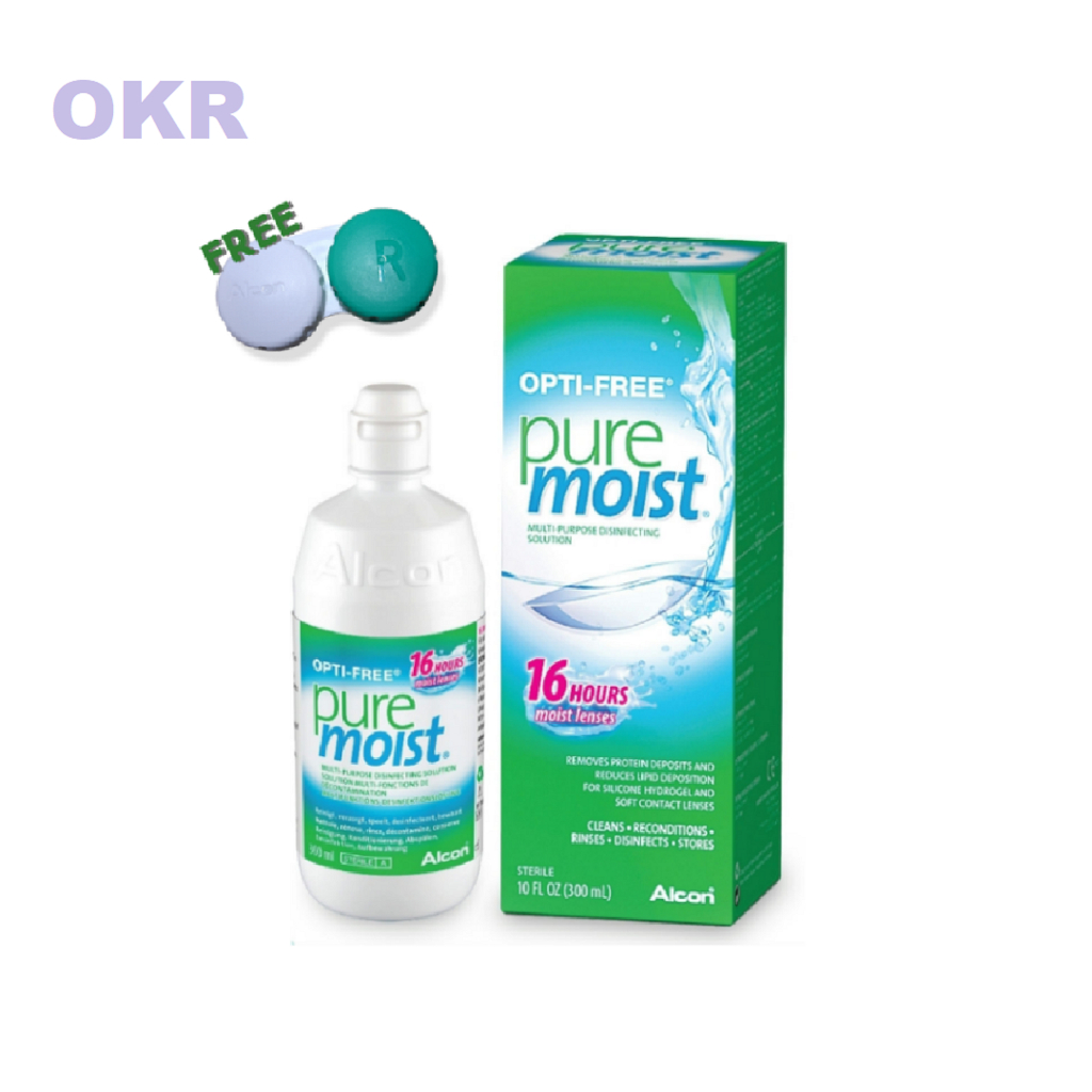 Alcon pure moist 300ml น้ำยาล้าง-แช่คอนแทคเลนส์