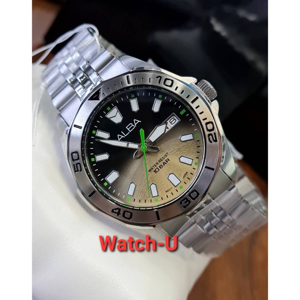 ALBA นาฬิกาข้อมือ Sportive Quartz รุ่น AV3585X AV3585X1 AV3585 ขนาด 42 mm.