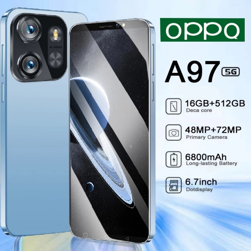 โทรศัพท์ A97 แรม16GB รอม512GB รองรับ2ซิม รองรับการจดจําใบหน้า 7.5นิ้ว 6800mAh รองรับแอพธนาคาร โทรศัพท์ถูกๆ
