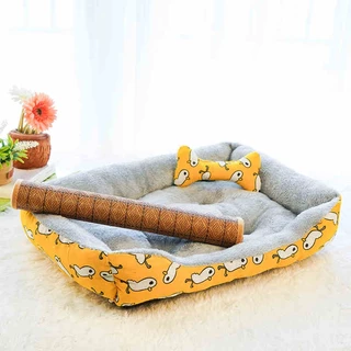 🐶ผ้าอ้อมฟรี*3🐱 เตียงสัตว์เลี้ยง เบาะนอน ที่นอน เบาะนุ่มขนแกะ สำหรับสัตว์เลี้ยง สุนัข และแมว ที่นอนสัตว์เลี้ยง สไตล์และสี