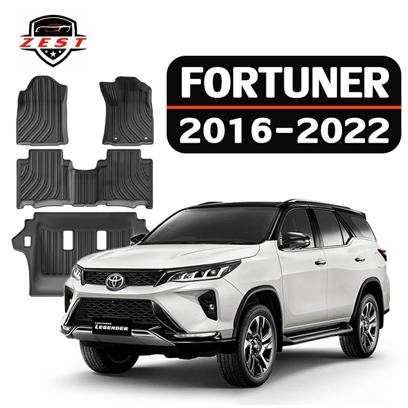 【ส่งสินค้าทันที】TOYOTA FORTUNER [2016-2022] พรม พรมปูพื้น พรมปูพื้นรถยนต์ พรมรถยนต์