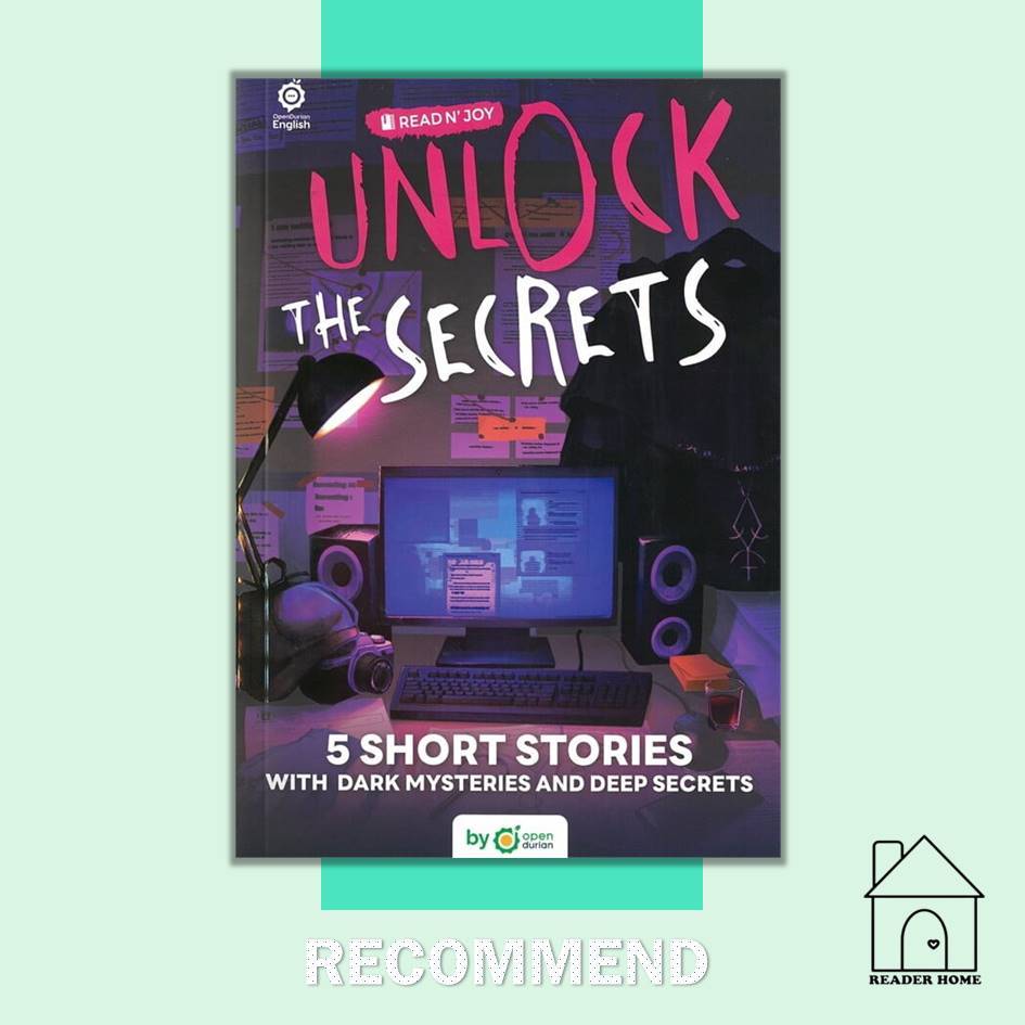 [พร้อมส่ง] หนังสือ READ N' JOY: UNLOCK THE SECRETS #OpenDurian #สอนภาษาอังกฤษ #OpenDurian