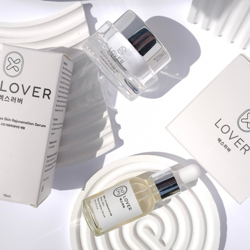 Glass Skin Rejuvenation Serum 15 ml. x Skin Glow Up Moisturizer 20 g. (Combo set)